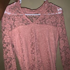 Fashionova lace floral shirt